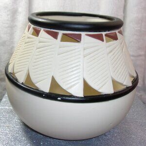 H-156 PARTYLITE SOUTHWESTERN LOOKING CANDLE HOLDER